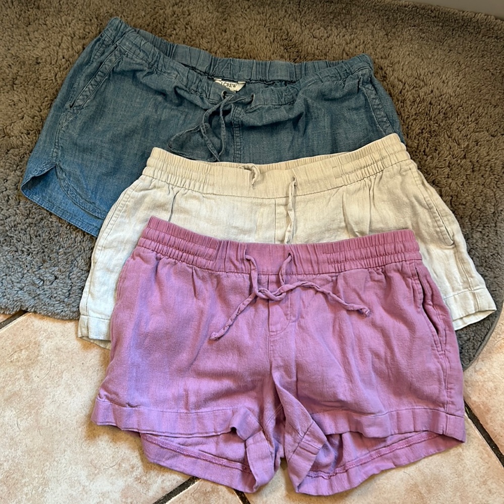 Bundle of J Crew and Old Navy shorts- size small